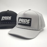 Casquette de baseball sportive à visière incurvée avec logo en PVC, nouvelle mode, ODM OEM, avec boucle snapback et cordon de performance