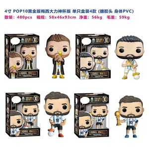 Statuetta 3D di Lionel Messi in Stile Cartone Animato, "La Pulga Atomica", Figura da Collezione in Confezione Regalo - Product Image 2