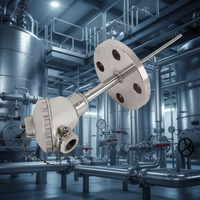 SHENWEI OEM/ODM Pengontrol Suhu Termokopel RTD Transmitter Thermowell Berperingkat IP67 Bahan SUS304 Probe 150-1500mm