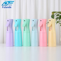 Fabricant transfrontalier, vente en gros, pompe à pulvérisation continue colorée en PP+PET de 200,300 ml, brume fine haute pression, hydratante