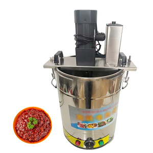 Marmite de cuisson industrielle à induction électrique, mélangeur commercial pour soupes et bouillies, bouilloire de cuisson - Product Image 1