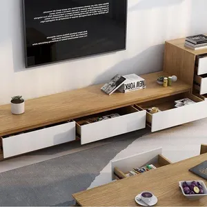 Muebles de madera de estilo moderno para sala de estar, consola multimedia, soporte de Tv, mesa, Unidad de Tv, armario, venta al por mayor