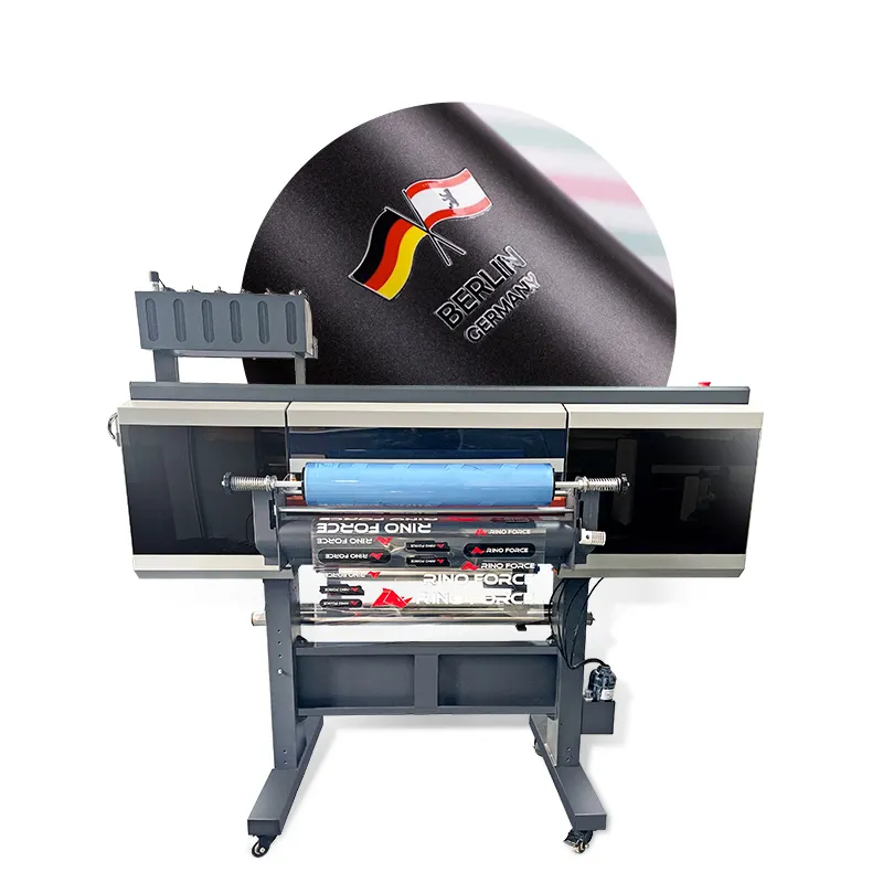 Cầu Vồng Đôi I3200 17 Inch UV Dtf Máy In Cho Nhựa Móc Chìa Khóa Bảng Điều Khiển Cho Mỹ Thuật In Plotter Dtf UV 60Cm