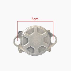 Interrupteur de thermostat KSD302S, 3cm, en aluminium, protection contre la surchauffe à 93 degrés, pour accessoires de chauffe-eau électrique - Product Image 1