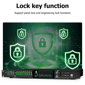 โปรเซสเซอร์เสียง DSP แบบขายส่ง รองรับการกำหนดเส้นทางสัญญาณเสียงแบบหลายช่องทาง สำหรับงานเวที การประชุม และโครงการเสียงเชิงพาณิชย์ - Product Image 6