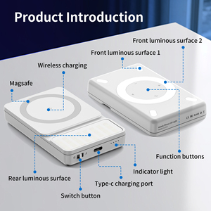 Lumière magnétique pour selfie de téléphone portable, lumière LED de vidéoconférence pour Vlog, vidéo, compatible avec la série MagSafe iPhone 12 13 14 - Product Image 6