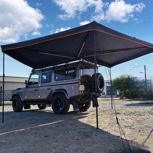 Tente de toit rigide pour SUV 4x4 2m 2.5m, 5 personnes, camping sur camionnette ou remorque, auvent 270 degrés, tente de toit autoportante - Product Image 1