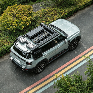 Aluminum Alloy Car Roof Luggage Rack <b>Baskets</b> Side Ladder Side Box Side Tent Roof Box Loading Series 100kg+ <b>for</b> Jetour T1 - Product Image 5