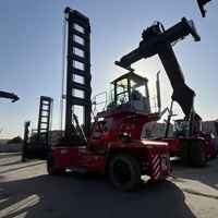 Offre Spéciale : Équipement d'occasion de manutention de conteneurs 9 tonnes - Chariot élévateur à conteneurs vides Kalmar DCT90 DCE90 avec moteur Volvo pour empilage de 8 conteneurs