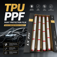 Film de protection de peinture TPU transparent brillant anti-corrosion sans bulles pour modification automobile, 7,5 mil, taille standard, résistant aux déchirures