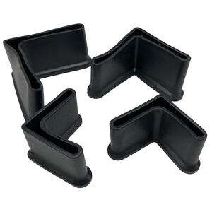 Đen PVC <span class=keywords><strong>End</strong></span> Cap Bìa thiên nhiên cao su <span class=keywords><strong>L</strong></span> hình dạng cao su nhựa <span class=keywords><strong>End</strong></span> Cap - Product Image 2