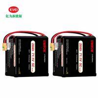 Stok Besar Baterai Lipo 28000mAh 18S 71.1V 10C untuk Drone RC, Paket Baterai FPV, Isi Ulang UAV, Mobil/Helikopter, Bertenaga dan Tahan Lama