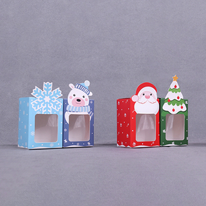 Nhà Máy Giá tùy chỉnh kích thước có thể tái chế lớp phủ biến mất tông giấy nghệ thuật hộp với cửa sổ - Product Image 1