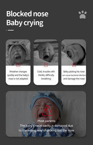 เครื่องล้างจมูกไฟฟ้าสำหรับเด็กทารกปรับพลังงานได้3เกียร์ได้รับการรับรองจาก CE สำหรับเด็ก - Product Image 5