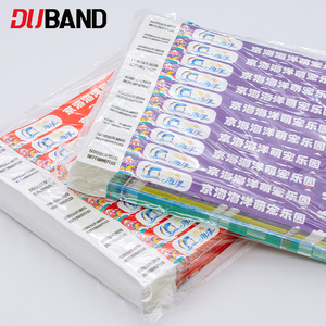 Tyvek dây đeo cổ tay tùy chỉnh in ấn cho các sự kiện từ thiện không thấm nước tearproof một thời gian sử dụng với mã nối tiếp tùy chỉnh in văn bản - Product Image 6