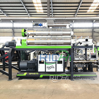 Machine à fabriquer des granulés d'aliments pour poissons RICHI 5-6TPH - Extrudeuse d'aliments aquatiques pour poissons et saumon à haute efficacité pour aliments flottants pour poissons