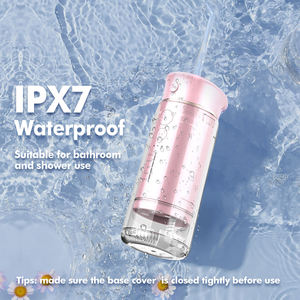 Irrigador Bucal Portátil Plegable Fomis, 3 Modos, Tabletas Blanqueadoras, Recargable por USB, Resistente al Agua IPX7, Niveles de Presión, para Hogar y Hotel - Product Image 5