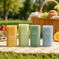 Tube vide carré mat personnalisé pour cosmétiques, déodorant solide, écran solaire, parfum, baume – Emballage twist-up