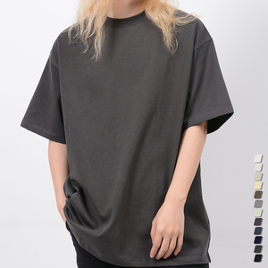 T-shirt Homme Luxe en Coton 100% de Haute Qualité, Grammage Lourd, Uni, Coupe Oversize, Personnalisable par Impression et Broderie - Product Image 3