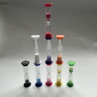 Enfants jouet outil de bricolage petit 10s 30S 60s 1 minutes 5 minutes 30 minutes horloge de sable verre plastique sablier