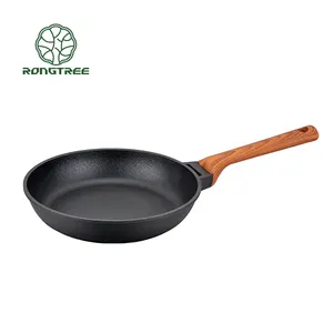 Cổ điển 8-mảnh đúc nhôm Cookware Set kim loại bền vững nhà bếp yếu tố cần thiết