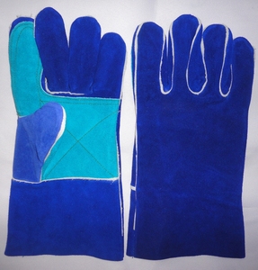 Gants de travail à longue manchette en cuir de sécurité pour soudage Protection thermique pour les soudeurs - Product Image 2