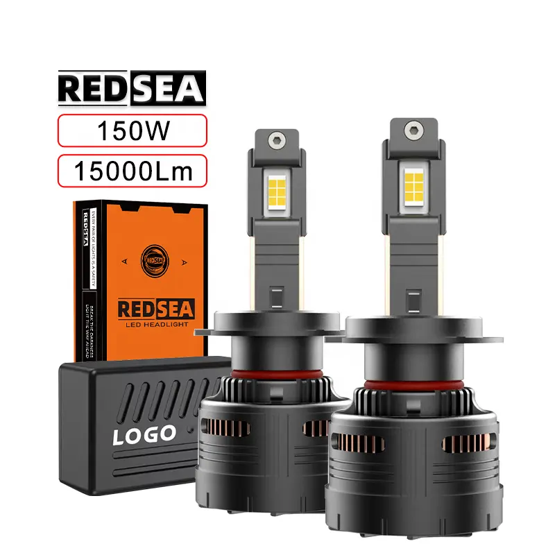 REDSEA wholesale F2S pro high quality turbo led h4 h1 h11 led headlight h7 led lamp 140W 30000lm auto led headlight
