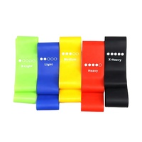 Bandes de Résistance Fitness Personnalisables avec Logo pour Entraînement à Domicile, Pilates, Musculation – Ensemble en Caoutchouc Portable