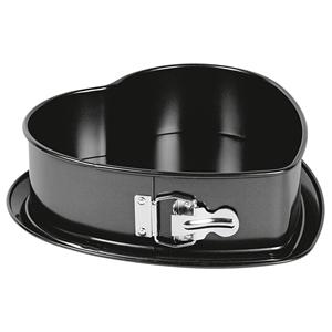 พิมพ์เค้กหัวใจ 7 ซม. 26 ซม. สีดำ แบบถอดก้นได้ - Product Image 1