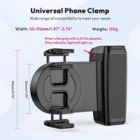 ULANZI MA35 Tripod Selfie untuk Ponsel 2-in-1 Magnetik & Penjepit Ponsel dengan Remote Control Cold Shoe Ulir 1/4" untuk iPhone 17/15/14