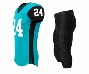เสื้อฟุตบอลอเมริกันพิมพ์ลายดิจิทัลปรับแต่งได้ น้ำหนัก 360 กรัม ไซส์ใหญ่ แขนสั้น ดีไซน์พิเศษ ผลิตจากโพลีเอสเตอร์ 100% แห้งเร็ว คอวี สไตล์โดดเด่น - Product Image 1