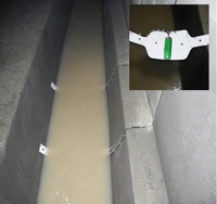 Capteur de vitesse électromagnétique de type souris pour débitmètre à canal ouvert, résistant à la graisse, pour débitmètre d'eau d'égout