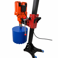 Machine de forage au diamant à double moteur TR-600 pour le perçage de béton humide de grand diamètre (600 mm), haute puissance 9860 W