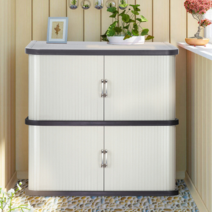Gabinete de Almacenamiento Portátil de HDPE y Acrílico, Nuevo Diseño, Mueble para Jardín y Herramientas, para Hogar, Oficina, Cobertizos y Almacenamiento - Product Image 2