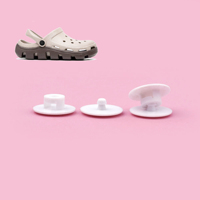 Appuyez sur le bouton pression en plastique jetable fermeture à clip en deux parties bouton personnalisé pour sandales à chaussures