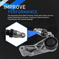 Serpentin-Antriebsriemen-Spannrollen-Kit Passend für Jeep Wrangler |   Für 2012-2017 Jeep Wrangler 3.6L, OE #   90K-39415 4627038AAKIT
