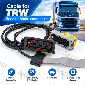 Câble pour connexion en mode service Vo-lvo TRW 144300T115, compatible avec KESS V3 KTAG pour camion TRW EMS2.2-2.4, lecture et écriture de l'ECU. - Product Image 1