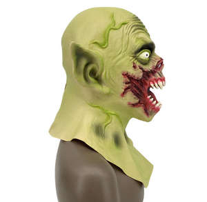 Máscara de Látex de <span class=keywords><strong>Alien</strong></span> <span class=keywords><strong>vs</strong></span>. <span class=keywords><strong>Predator</strong></span> con Patrón de Depredador y Dientes Afilados para Halloween, Fiestas de Terror y Accesorios - Product Image 3