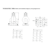 Autotransformador Toroidal Pugao JDZX9-35 Monofásico de 35KV de Alta Tensión, Tipo Seco, con Bobinado de Cobre Epoxi, para Aumento de Potencia, 110V