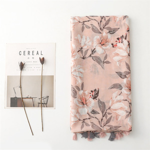 Phim Hoạt Hình Dachshund Mô Hình Con Chó Fringe Viscose Khăn Poodle In Mềm Voile Khăn Choàng Và Kết Thúc Tốt Đẹp Pashmina Hồi Giáo Hijab Sjaal 180*90Cm - Product Image 2