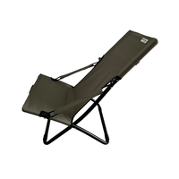 Chaise de plage moderne extra légère pour l'extérieur, chaise de camping pliable portable, cadre en acier, logo personnalisé pour salon