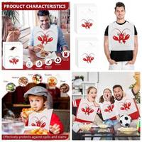 Bavoirs en plastique jetables personnalisés de haute qualité, bavoirs en plastique pour adultes, homard pour restaurant