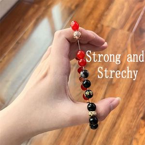 Bracelet en pierre naturelle avec perles de verre colorées, pour un voyage sûr, emballage sécurisé pour l'exportation, support audit usine - Product Image 5