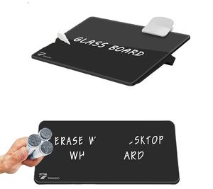 Pizarra de escritorio de borrado en seco de vidrio, artefacto de estenografía para oficina, hogar, escuela - Product Image 2