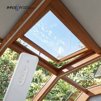 Fenêtre de toit électrique en aluminium de haute qualité, à rupture de pont thermique, étanche, pour villa et projets de construction résidentielle