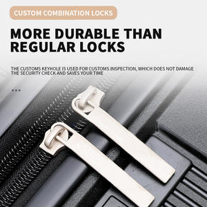 Sacs de voyage chariot à bagages unisexe grande capacité Durable étanche 3 pièces ensemble de <span class=keywords><strong>valise</strong></span> à coque dure - Product Image 4