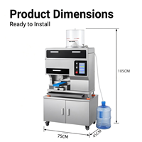 Machine automatique intelligente de fabrication de nouilles fraîches, multifonctionnelle, pour ramen, udon, soba, en acier inoxydable, usage commercial