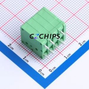 JL271V-35004G01 Spring Terminal Block Through hole Component (THT),P=3.5mm Connector 1x4P 3.5mm Green Through Hole - Product Image 2