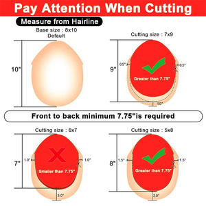 Prothèse capillaire Holly Wood pour hommes, en cheveux naturels, avec base en dentelle et système de remplacement en PU à peau fine, 100% cheveux humains - Product Image 5