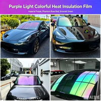 Película Solar Difol Rose Phantom Roja, Colorida, con Aislamiento Térmico, Protección UV del 99%, Antiexplosión, Nano PET 80%, para Automóviles